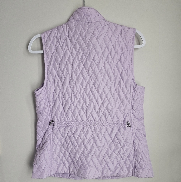 Croft&Barrow Light Weight Lavender Lilac Purple Quilted Vest Coastal Grandma - Picture 2 of 5
